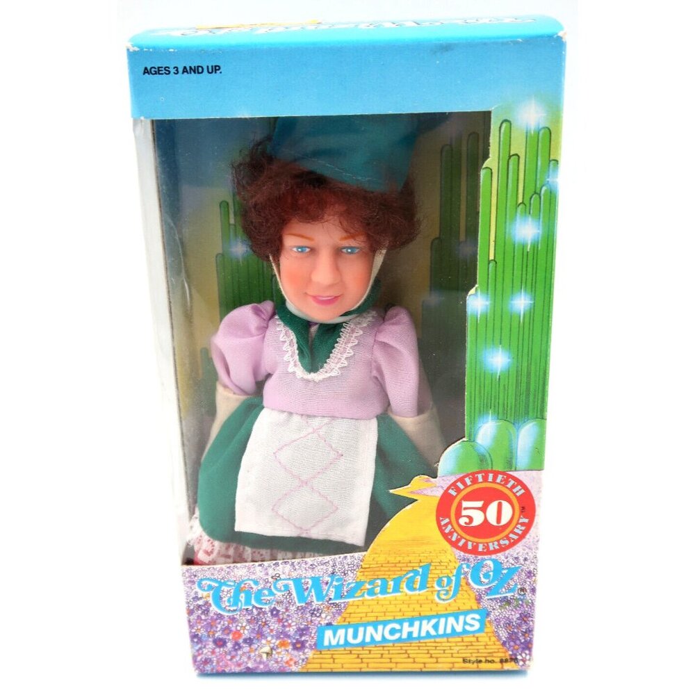 Vintage 1988 The Wizard of Oz Munchkins Flower Pot Lady 50th Anniversary | New